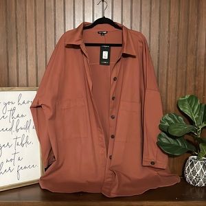 Shacket (rust color)